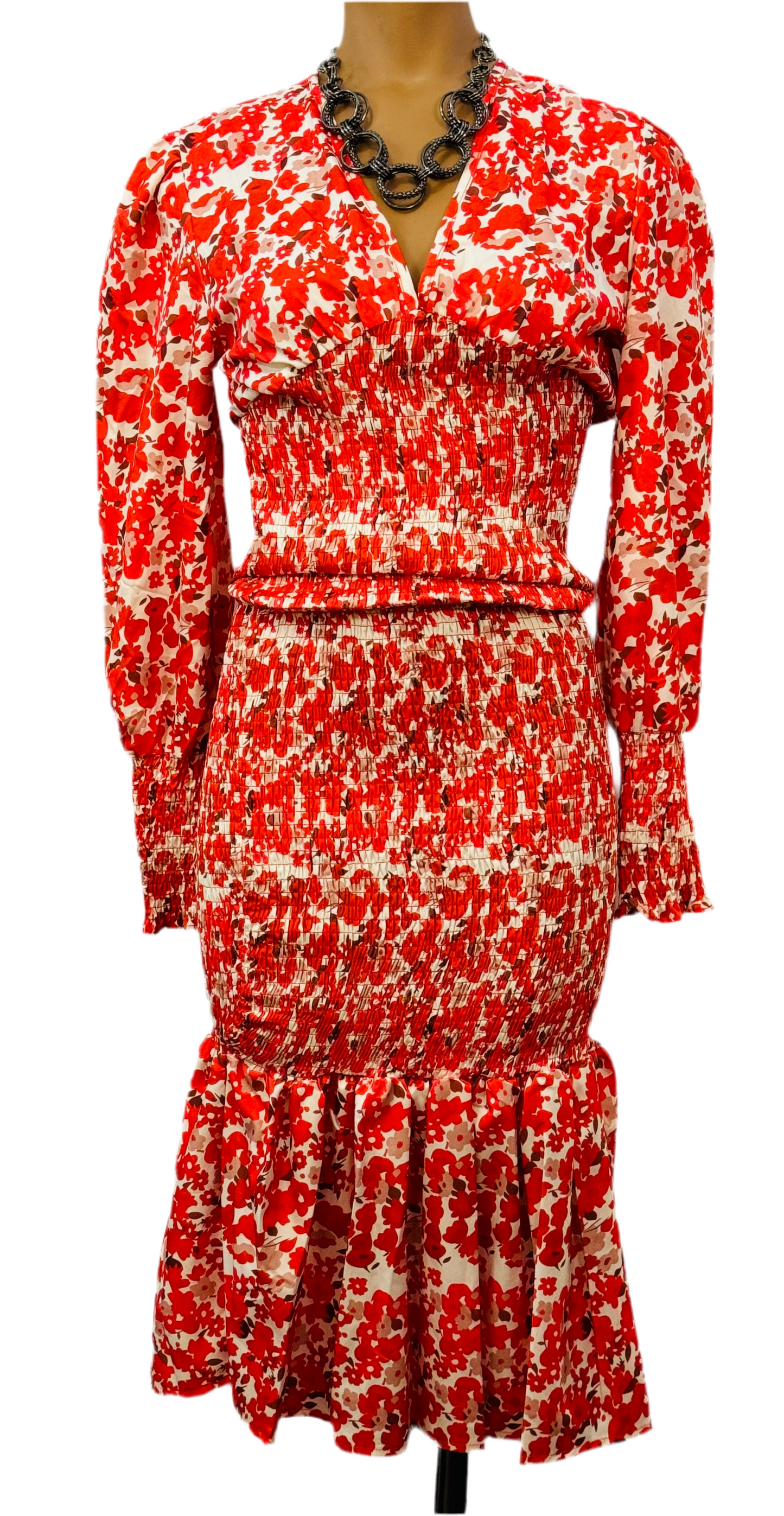 Fun Flowered Dress Size S