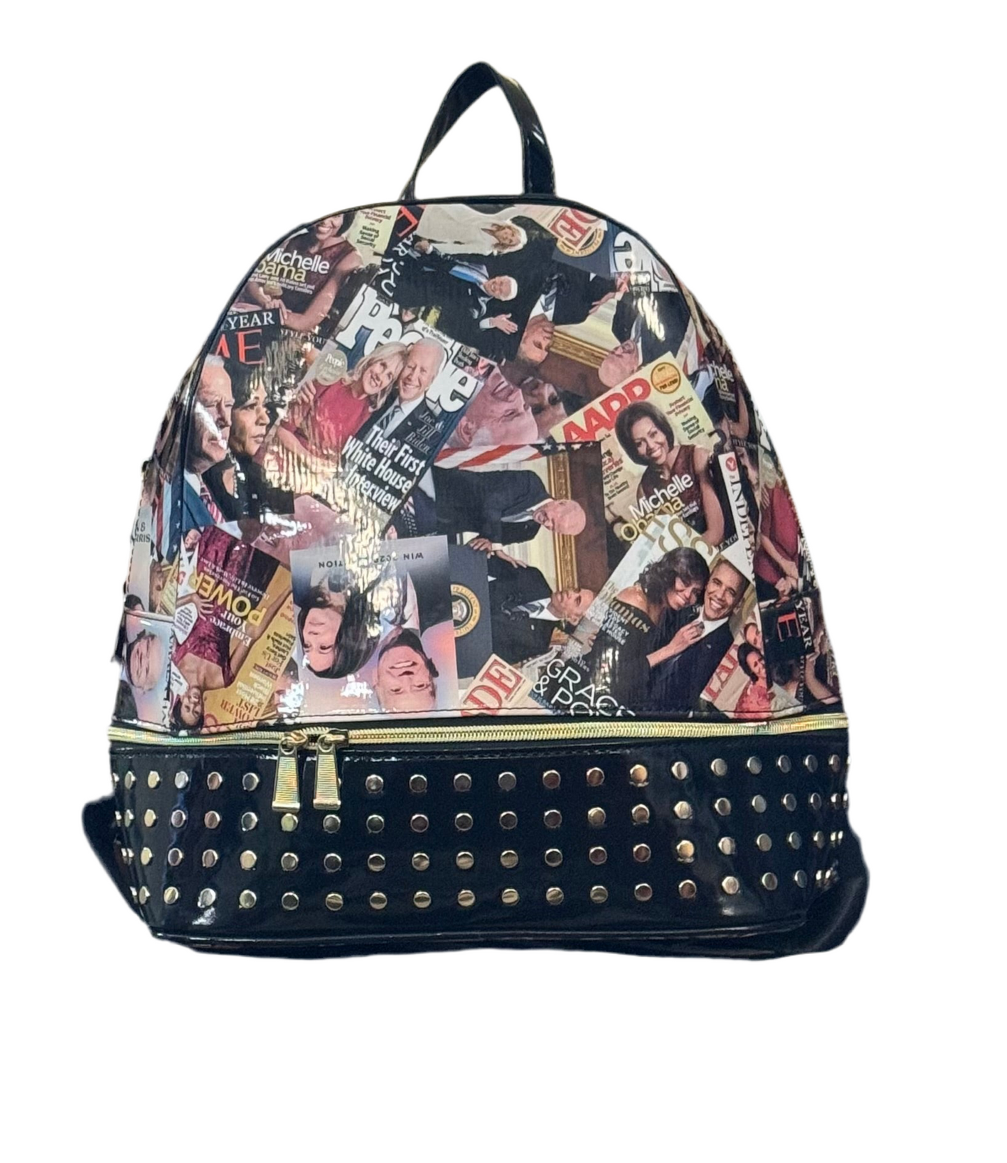 Black Obama Magazine Backpack