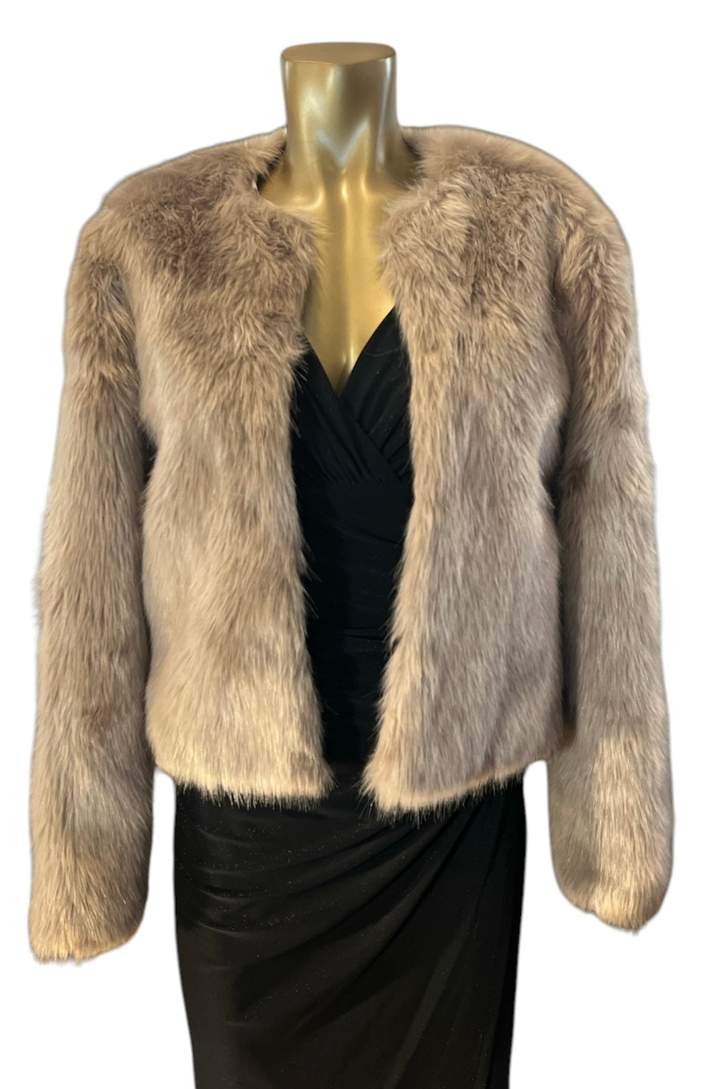 Carolina Belle Faux Fur Jacket Size XS