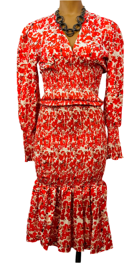 Fun Flowered Dress  Size S