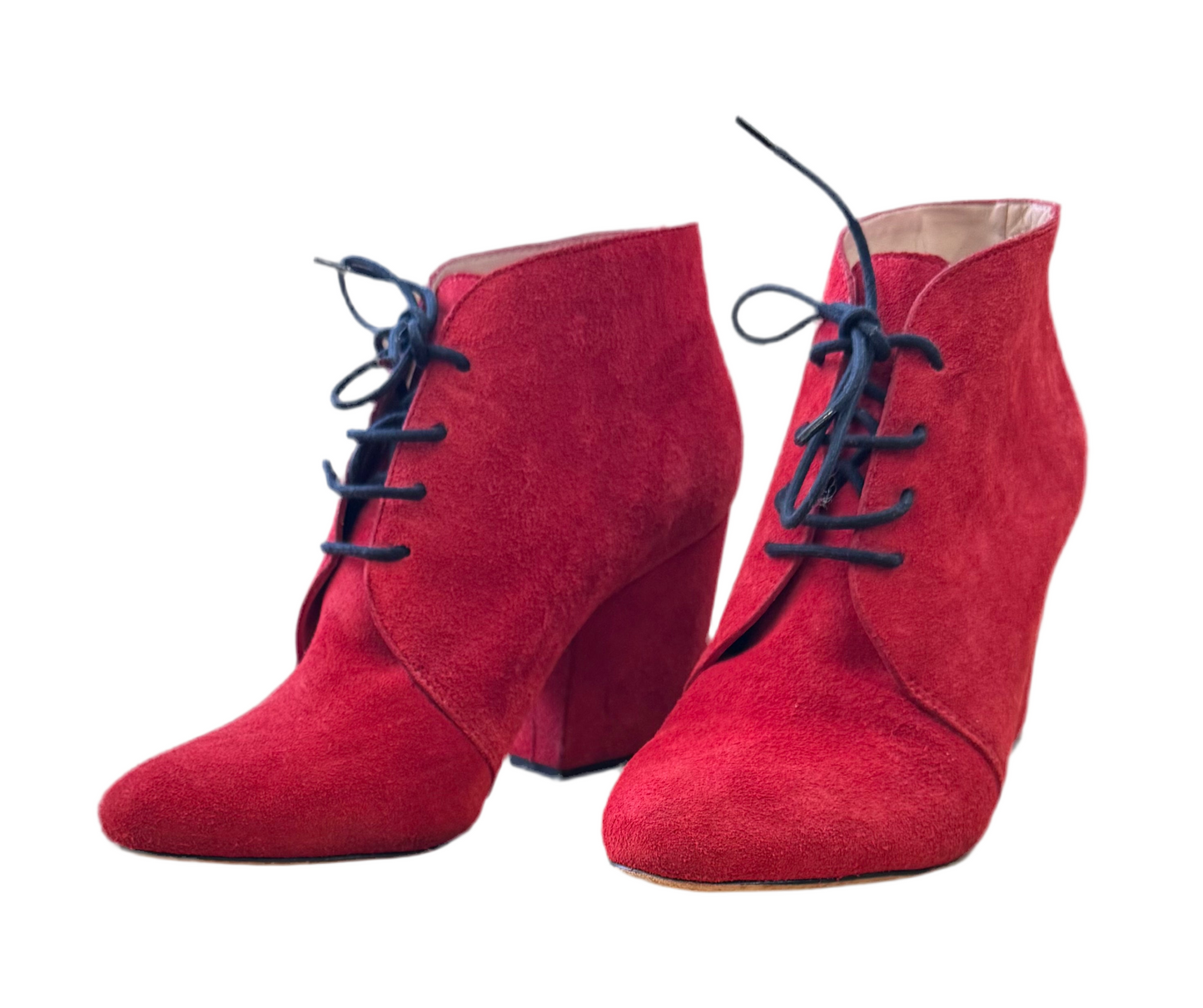 Kate Spade Red Suede Bootie  Size 8.5M