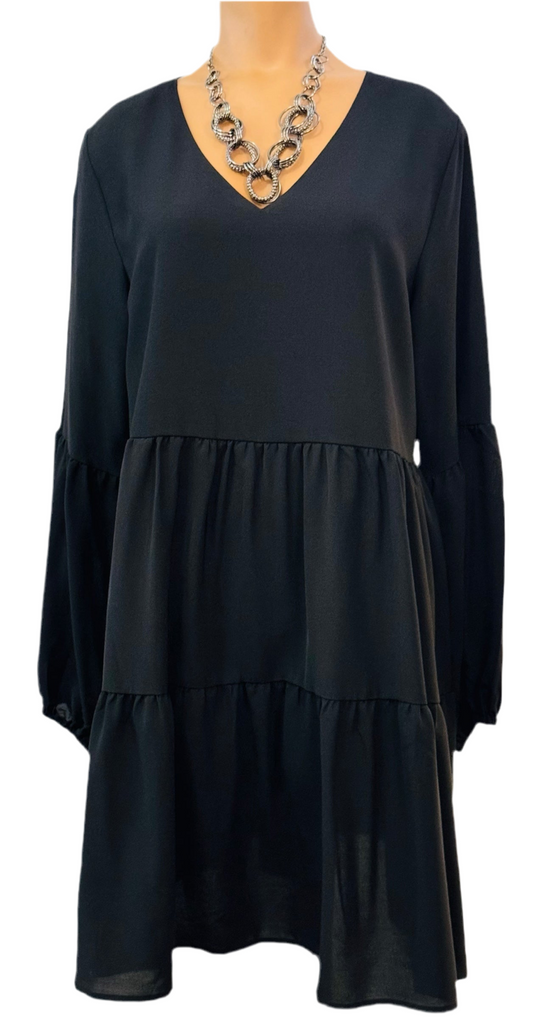 V Neck Tunic Dress  Size L