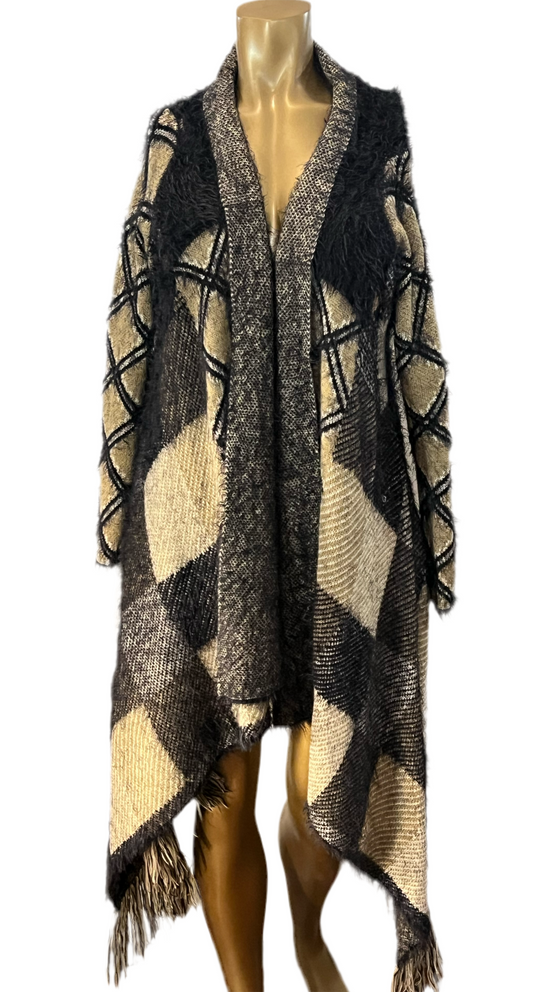 BCBG SWEATER COAT