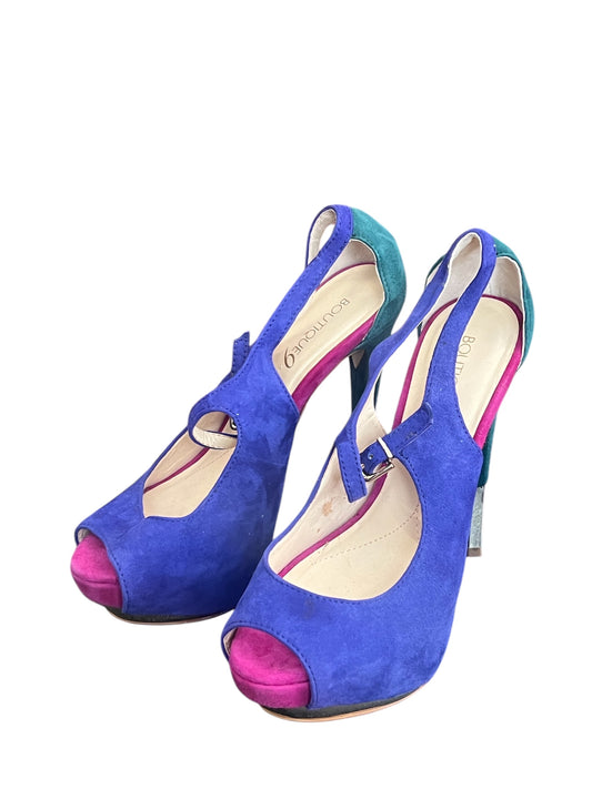 Boutique 9 Multicolored Platform Pump  Size 6.5