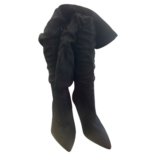 Express Faux Suede Knee High Boot