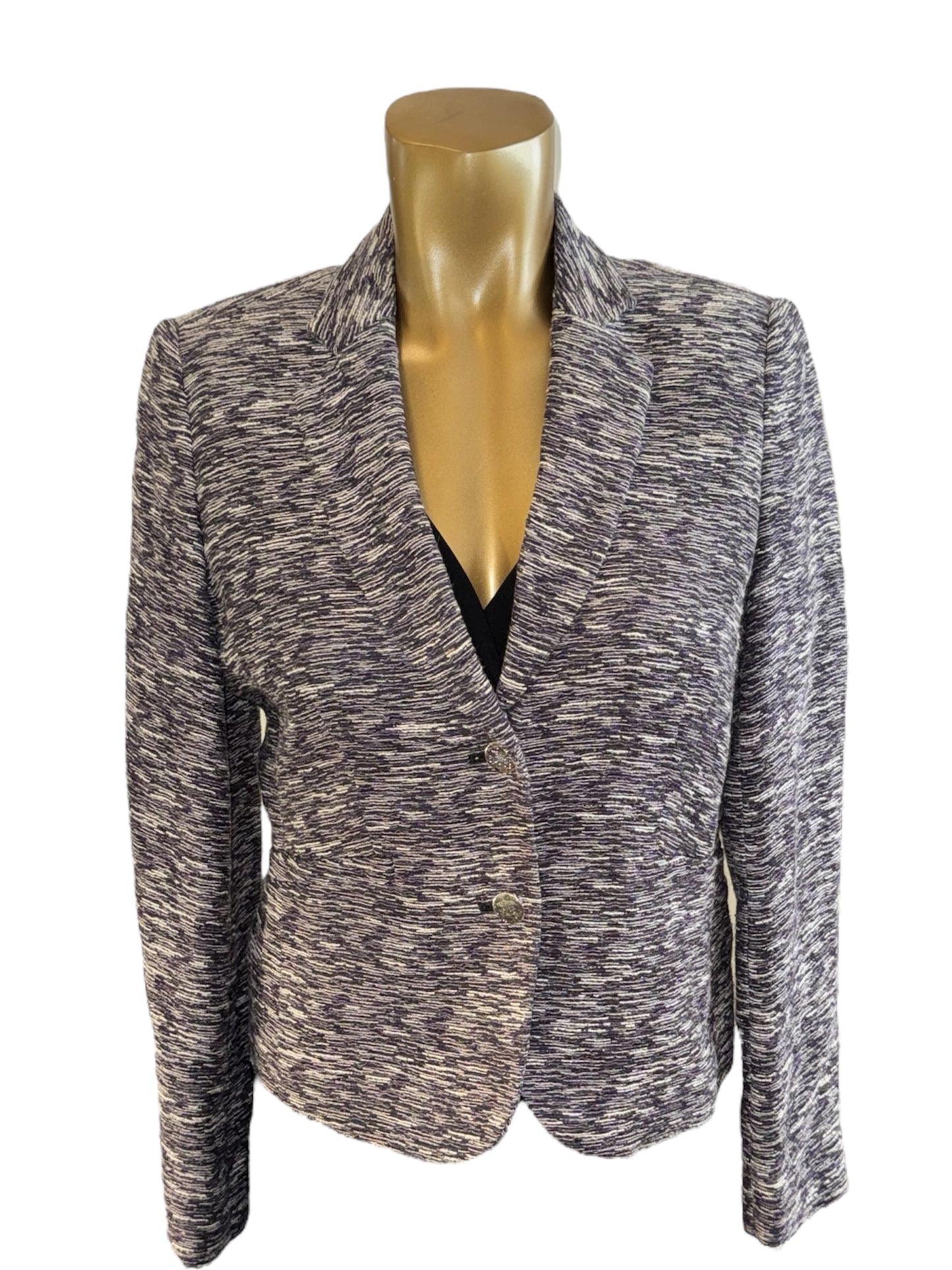 CALVIN KLEIN Tweed Blazer Size 6