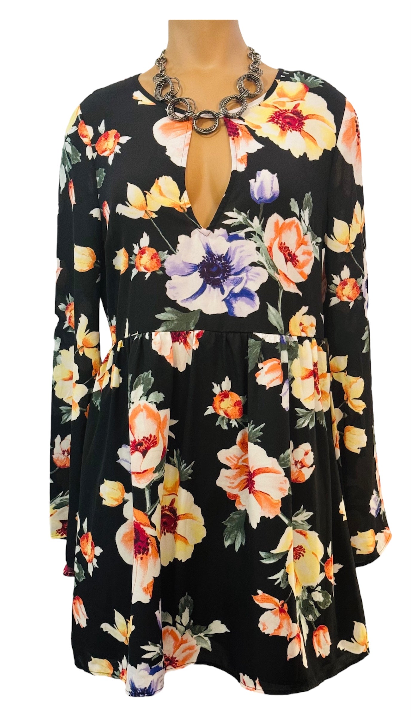 FOREVER 21 Floral Print Dress Size M