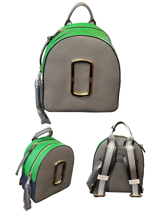 Green Mini Color Block Bookbag