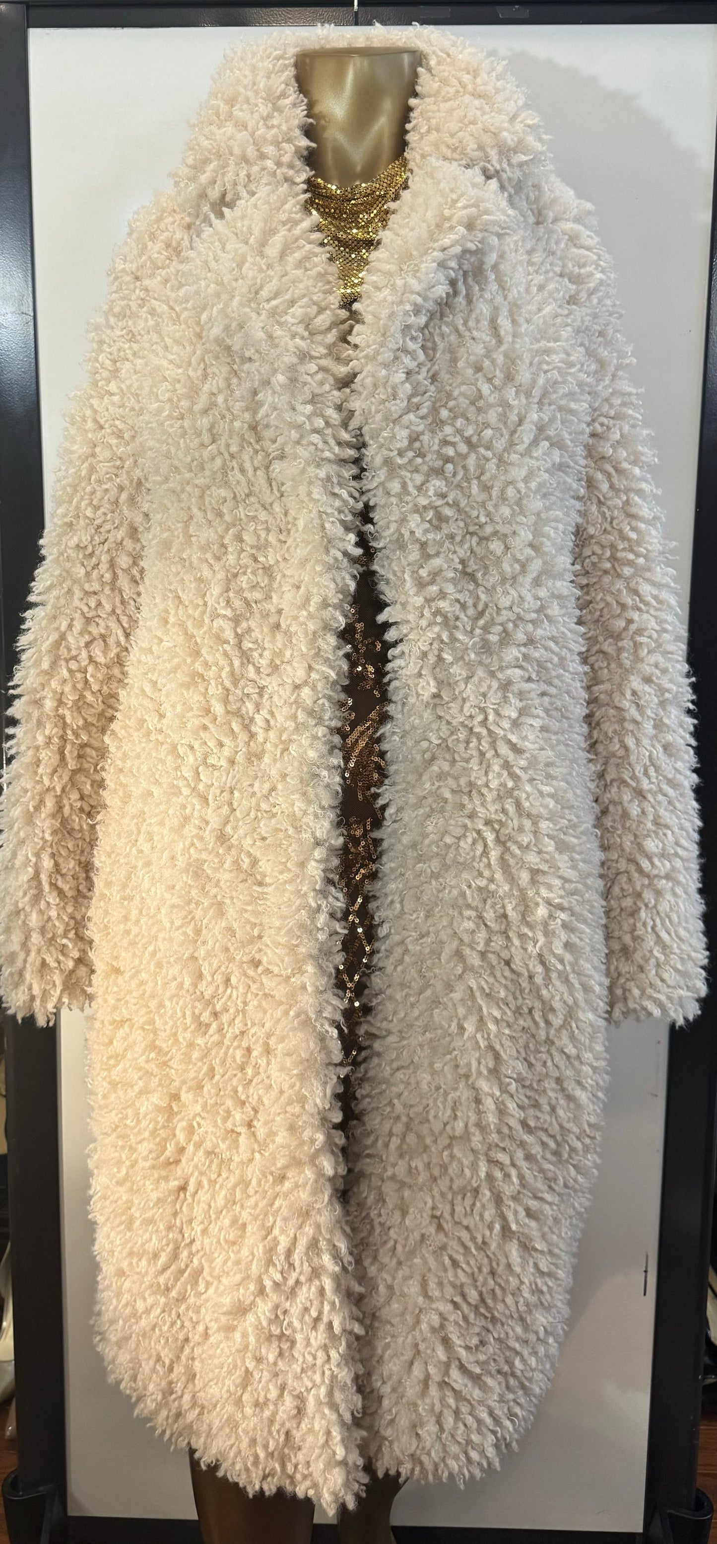 Eaves Shearling Faux Coat  Size XS