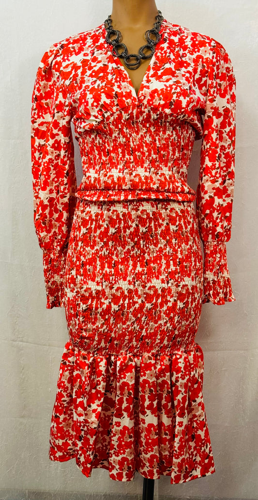 Fun Flowered Dress  Size S