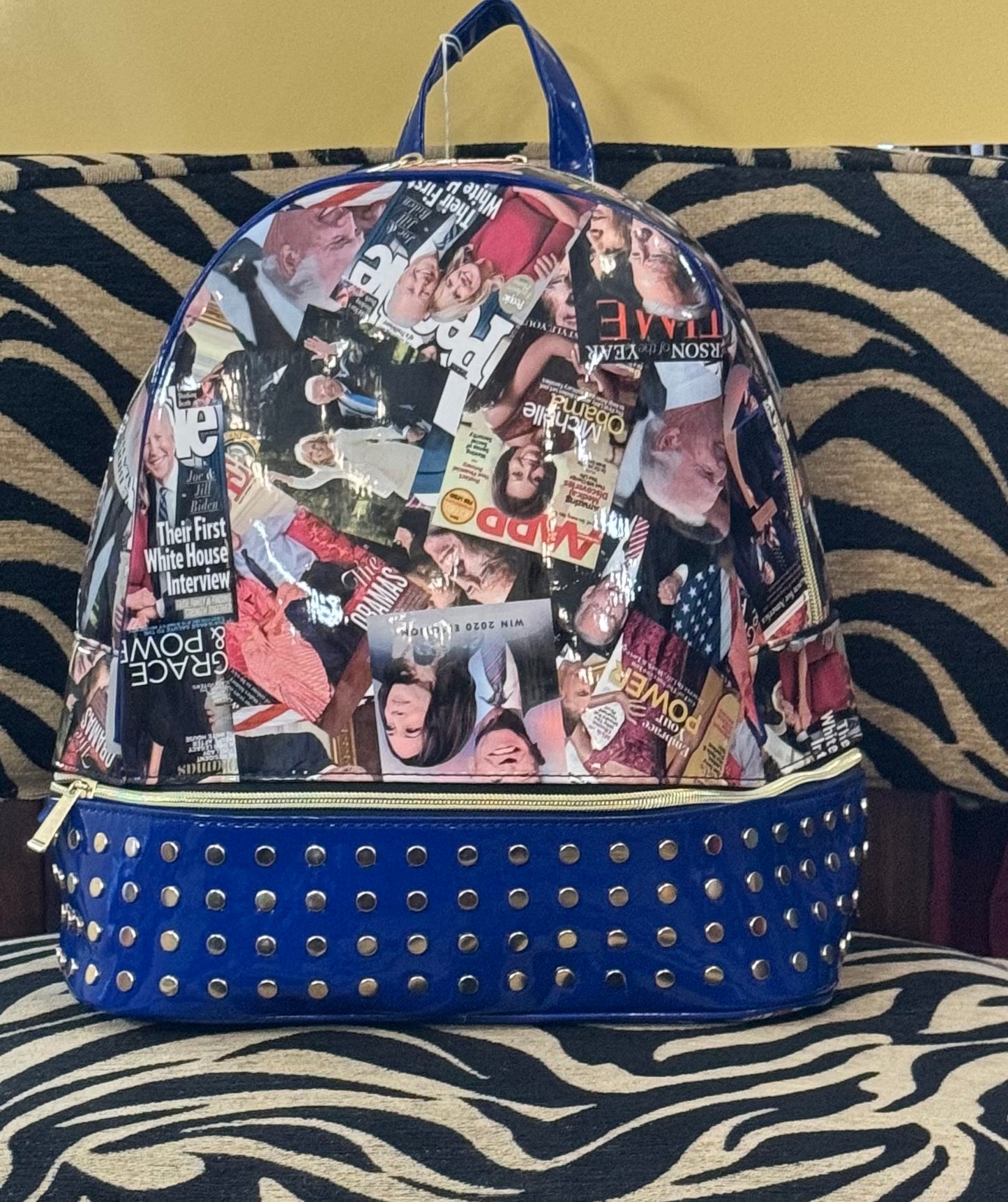 Royal Blue Obama Magazine Backpack