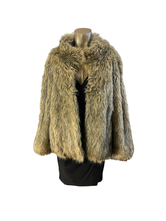 Kathy Ireland Vintage Faux Fur Coat